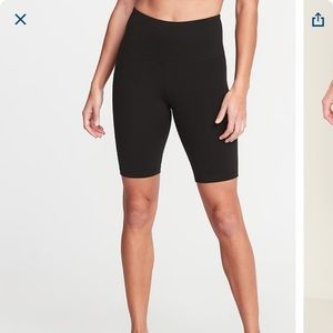 Old Navy 8” Biker Shorts Black